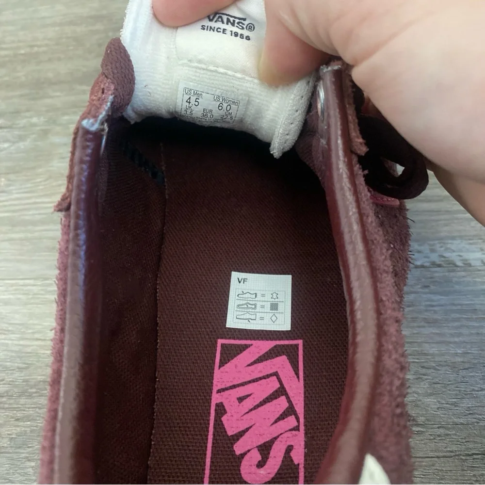 Vans Women’s Suede Sport Low Sneakers Brown Pop-size 6 NEW w/o box